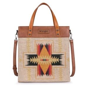 NWT Wrangler Canvas Tote Bag with Crossbody Strap